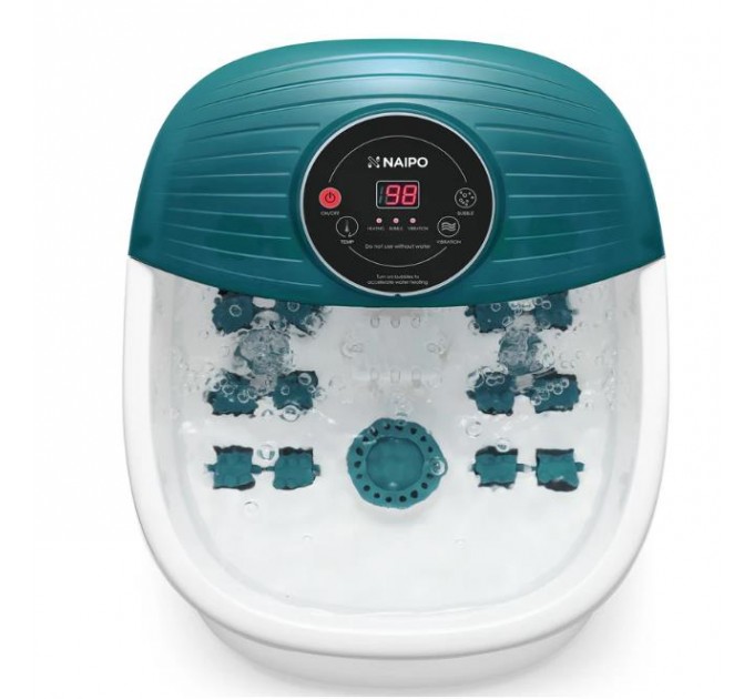 NAIPO Спа-масажер для ніг з підігрівом NAIPO XKAM-SPA18 блакитний