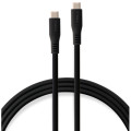 Vinga Дата кабель USB-C to USB-C 2.0m UBS3.2 Gen2 10G 240W Chip Silicon Black Vinga (VCPDCCC3242SB)