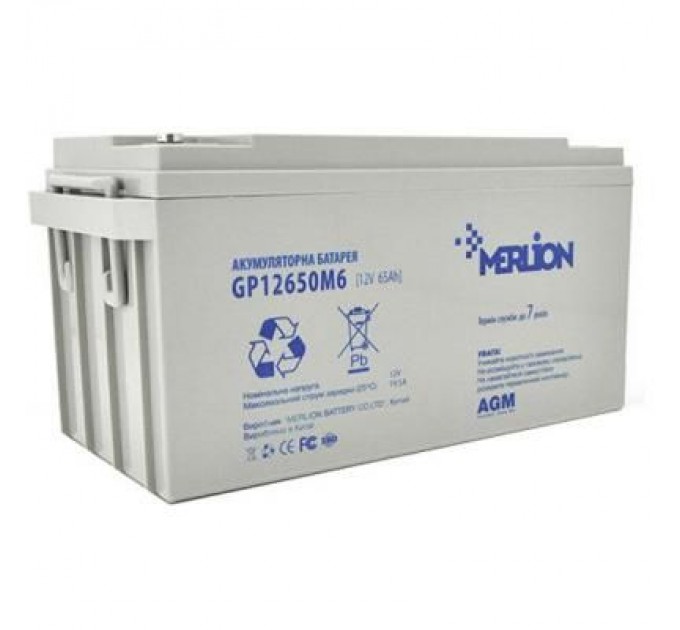 Merlion Батарея до ДБЖ Merlion RDC12-65, 12V-65Ah (GP12650M6)