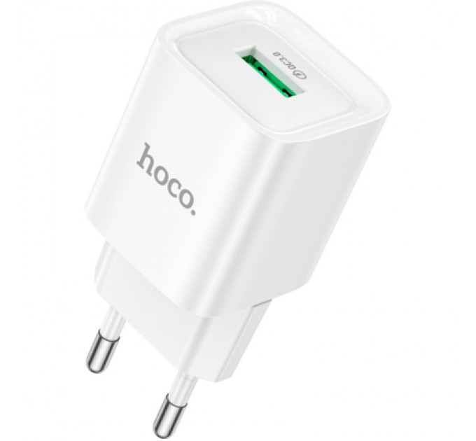 HOCO Зарядний пристрій HOCO C145A Charm USB QC3.0 White (6942007630214)