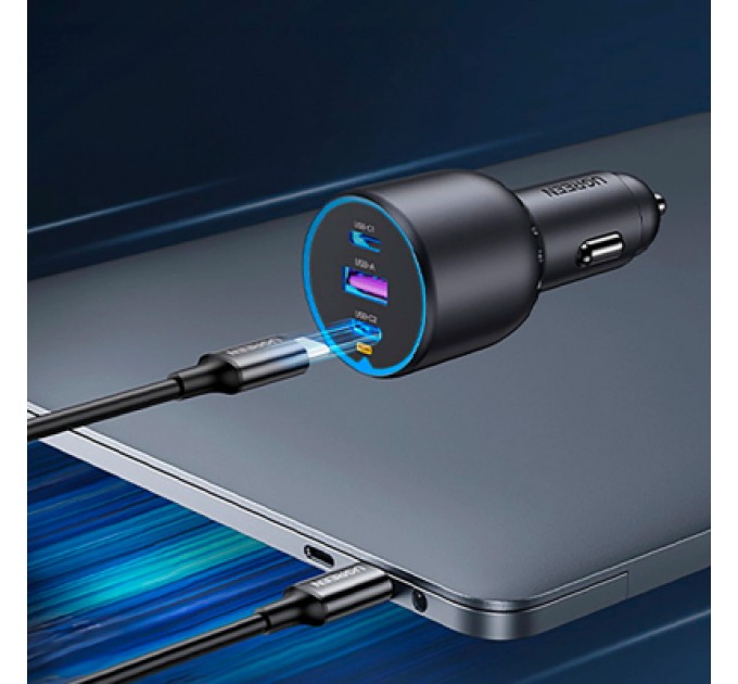 Ugreen Зарядний пристрій Ugreen 3xUSB 130W (2xUSB-C+USB-A) QC3.0 (EC705) (35025)