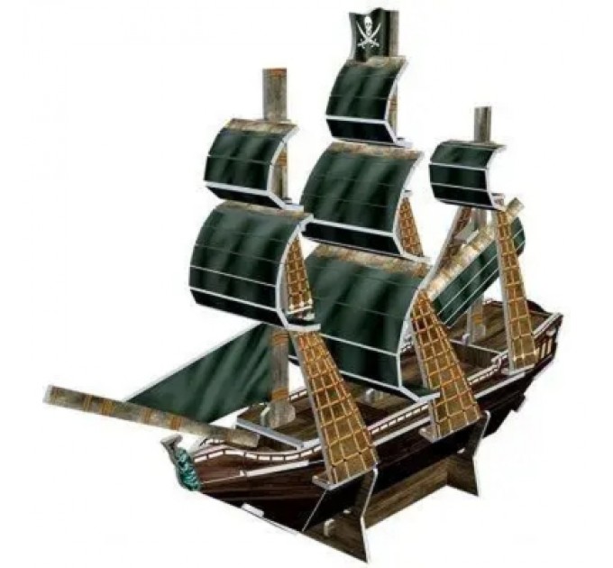 Cubic Fun Пазл Cubic Fun 3D Корабель Помста Королеви Анни серія міні (S3031h)