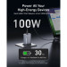 Anker Зарядний пристрій Anker GaNPrime 100W 2xUSB-C PD + 1xUSB-A Foldable Silver (A2688341)