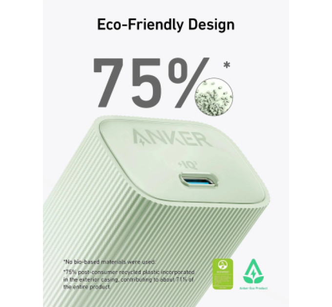 Anker Зарядний пристрій Anker PowerPort 511 Nano IV 30W USB-C Black (A2337G11)