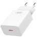 XO Зарядний пристрій XO L126 20W USB-C PD White (L126_White)