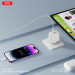 XO Зарядний пристрій XO L140 35W 2xUSB-C PD White (L140_White)