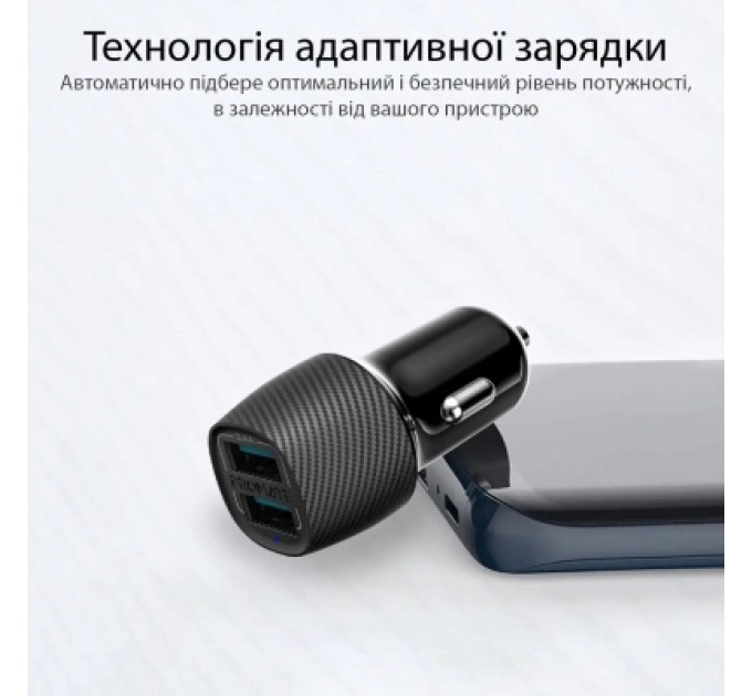 Promate Зарядний пристрій Promate voltrip-duo.black