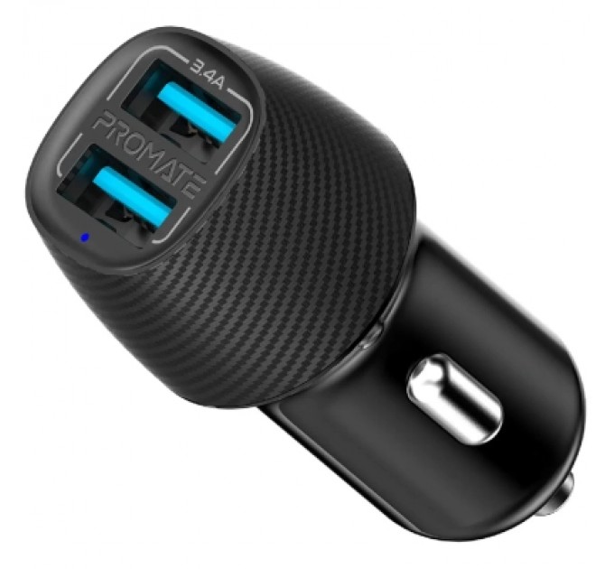 Promate Зарядний пристрій Promate voltrip-duo.black