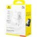Baseus Зарядний пристрій Baseus Palm Fast Charger 1C 20W + Cable 1.0m Type-C 60W white (P10111602213-01)