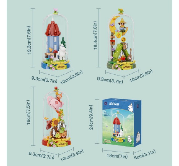 Pantasy Конструктор Pantasy Moomin Післяобідній чай Маленької Мі (87204)