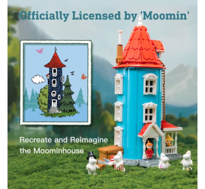 Pantasy Конструктор Pantasy Moomin Будиночок Мумі-тролів (87201)