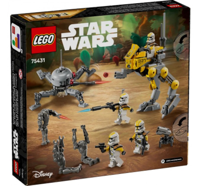 LEGO Конструктор LEGO Star Wars Бойовий загін бійців-клонів 327-го галактичного корпусу (75431)