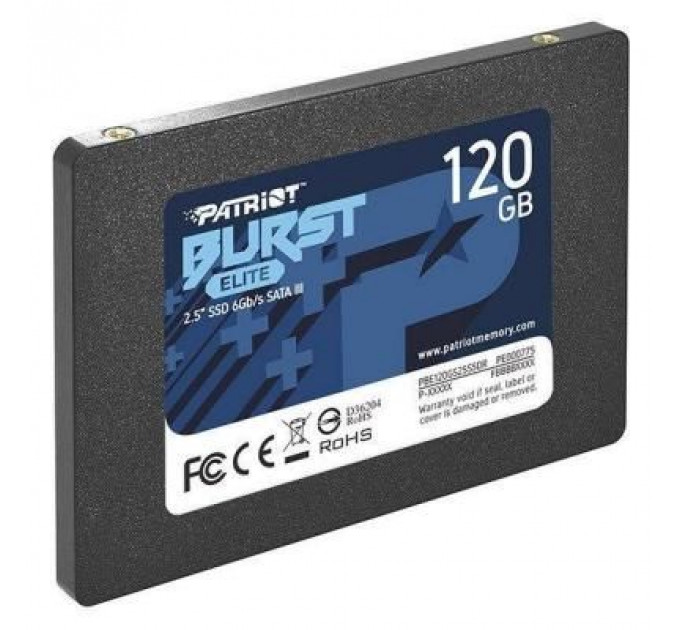 Накопичувач SSD 2.5" 120GB Burst Elite Patriot (PBE120GS25SSDR)