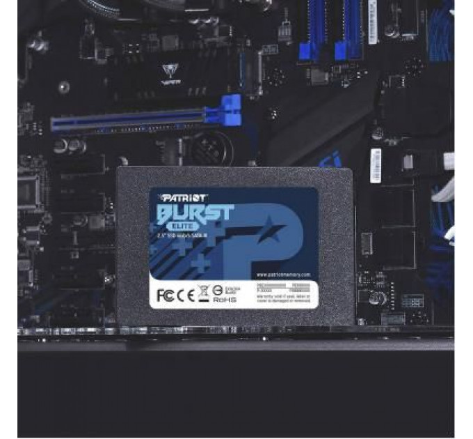 Накопичувач SSD 2.5" 480GB Burst Elite Patriot (PBE480GS25SSDR)