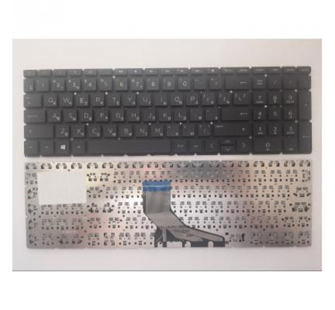 Клавіатура ноутбука HP Pavilion SleekBook 15-DA 250 G7, 255 G7 Series черная (A46139)