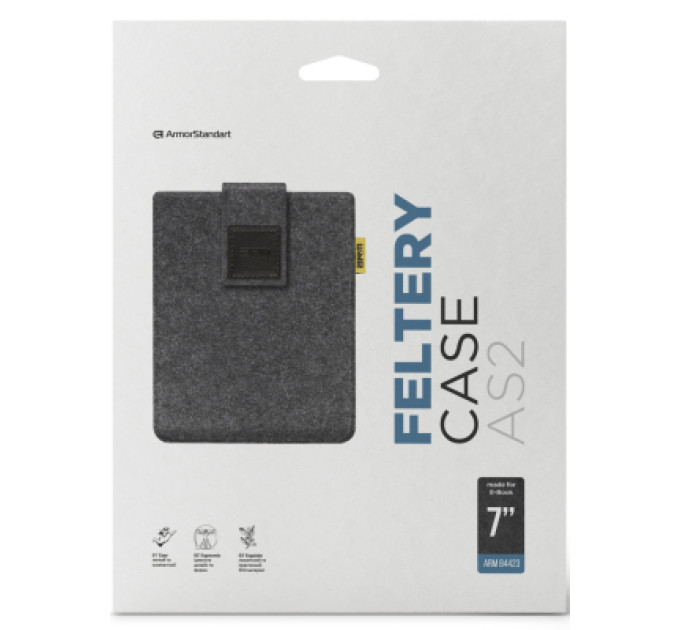 Armorstandart Чохол до електронної книги Armorstandart Feltery AS2 для E-Book 7 Black (ARM84423)