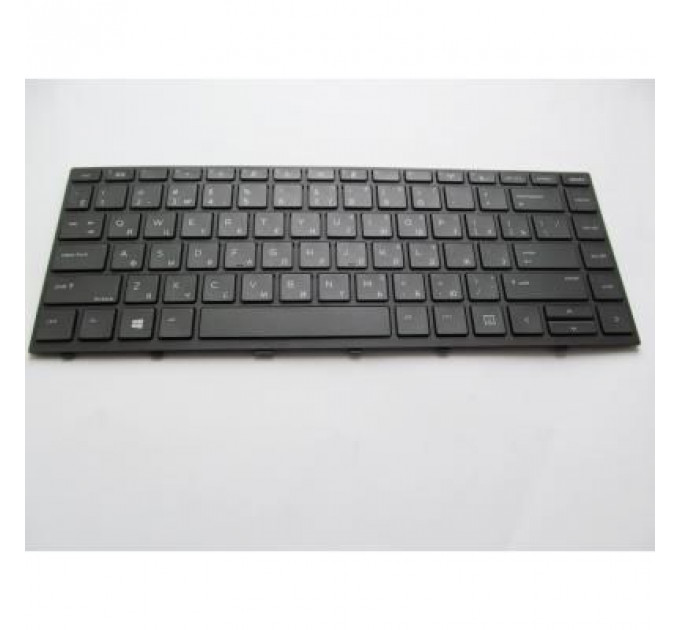 Клавіатура ноутбука HP ProBook 430 G5, 440 G5, 445 G5 черная с черной рамкой с подс (A46161)