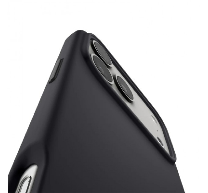 Spigen Чохол до мобільного телефона Spigen Silicone Fit MagFit iPhone 17 Pro Black (ACS10335)