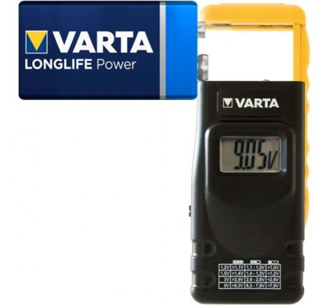 Цифровий мультиметр Varta 891 LCD DIGITAL BATTERY TESTER (Тестер напруги) (891101401)