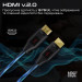 Promate Кабель мультимедійний HDMI to HDMI 1.5m v2.0 black Promate (prolink4k60-150)