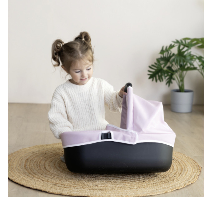 Smoby Коляска для ляльок Smoby Maxi-Cosi 3 в 1. Рожева перлина зі знімною люлькою, 55 x 39 x 64 см, 3+ (7600253121)
