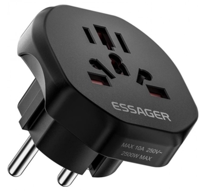 Essager Перехідник EU to global universal adapter Essager (ECTZH-YCB01-Z)