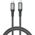 XO Дата кабель USB-C to USB-C NBQ264A-CC black XO (NB-Q264A-CC.black)