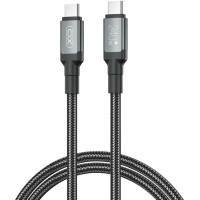 Дата кабель USB-C to USB-C NBQ264A-CC black XO (NB-Q264A-CC.black)