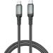 XO Дата кабель USB-C to USB-C NBQ264A-CC black XO (NB-Q264A-CC.black)