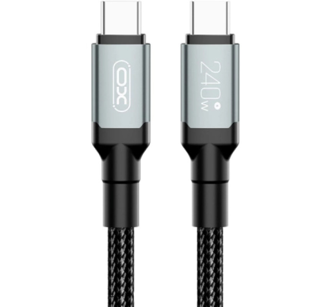 XO Дата кабель USB-C to USB-C NBQ264A-CC black XO (NB-Q264A-CC.black)