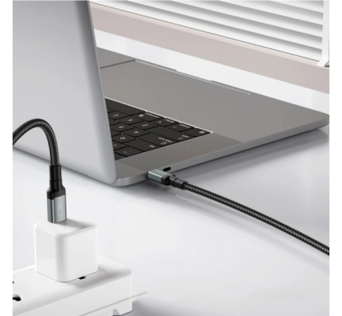 XO Дата кабель USB-C to USB-C NBQ264A-CC black XO (NB-Q264A-CC.black)
