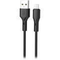 XO Дата кабель USB 2.0 AM to USB-C NB230-AC black XO (NB230-AC.black)