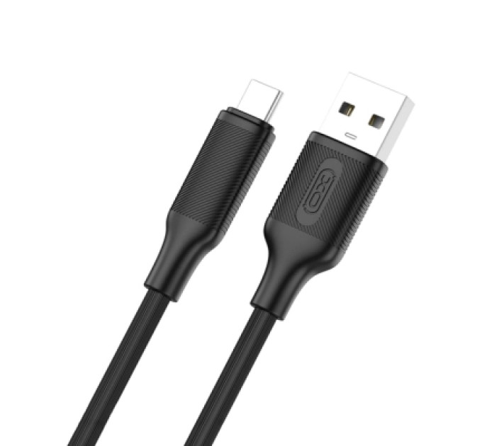 XO Дата кабель USB 2.0 AM to USB-C NB265-AC black XO (NB265-AC.black)