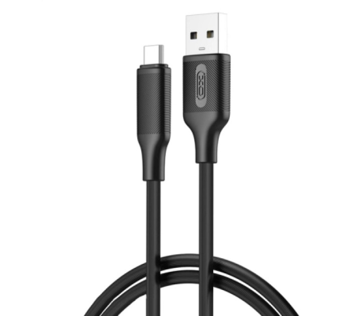 XO Дата кабель USB 2.0 AM to USB-C NB265-AC black XO (NB265-AC.black)
