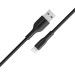 Promate Дата кабель USB 2.0 AM to Lightning 1.0m 2A xCord-Ai black Promate (xcord-ai.black)
