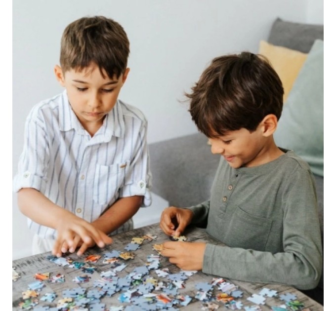 Trefl Пазл Trefl The Smurfs Село Смурфів 4 in 1 (35, 48, 54, 70) елемента (5900511346565)