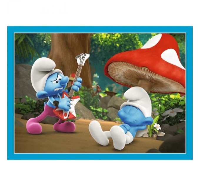 Trefl Пазл Trefl The Smurfs Село Смурфів 4 in 1 (35, 48, 54, 70) елемента (5900511346565)