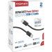 Promate Дата кабель USB-C to USB-C 2.0m 60W PD EcoLine-CC200 black Promate (ecoline-cc200.black)