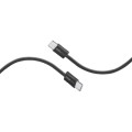 Promate Дата кабель USB-C to USB-C 2.0m 60W PD EcoLine-CC200 black Promate (ecoline-cc200.black)