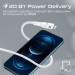 Promate Дата кабель USB-C to Lightning 1.2m 20W PD MFi POWERLINE-CI120 black Promate (powerline-ci120.white)