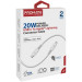 Promate Дата кабель USB-C to Lightning 1.2m 20W PD MFi POWERLINE-CI120 black Promate (powerline-ci120.white)
