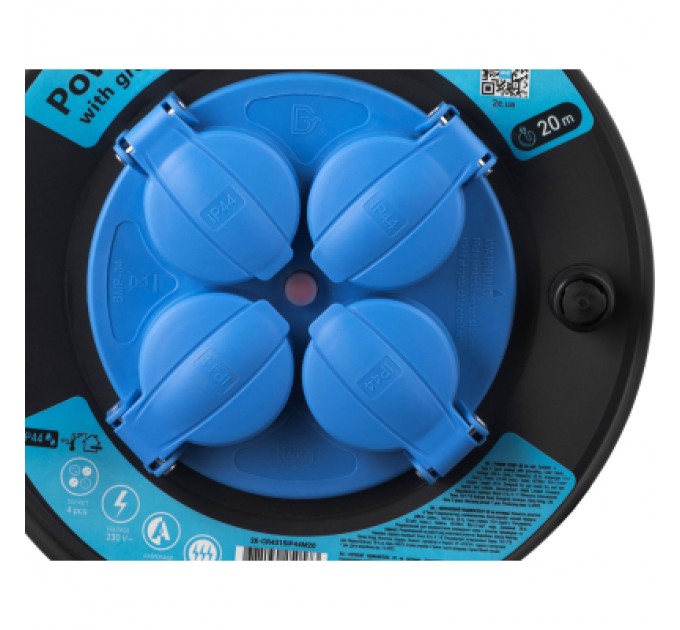 2E Мережевий подовжувач 2E 2E-CR4315IP44M20