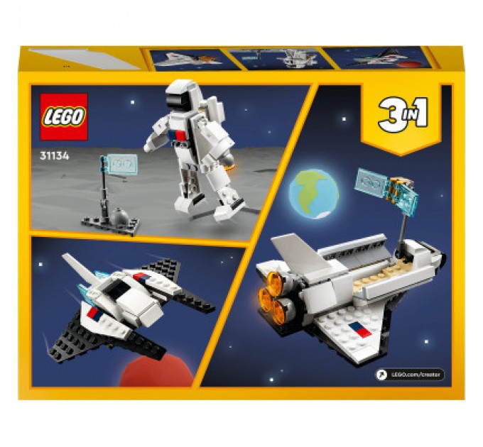 LEGO Конструктор LEGO Creator Космічний шатл 144 деталей (31134)