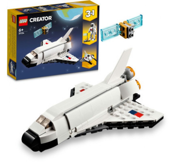 LEGO Конструктор LEGO Creator Космічний шатл 144 деталей (31134)