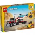 LEGO Конструктор LEGO Creator Бортова вантажівка з гелікоптером 270 деталей (31146)