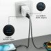 Promate Зарядний пристрій Promate powerport-45 2xUSB-C PD + USB-A QC 45W White (powerport-45.white)