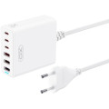 XO Зарядний пристрій XO L133 3xUSB-A + 3xUSB-C 75W White (L133.white)