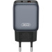 XO Зарядний пристрій XO L154 USB-C PD20W + USB-A QC3.0 Black (L154.black)