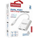 Promate Адаптер Lightning to Lightning 12W + Lightning audio Promate (medialink-i2i)