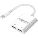 Promate Адаптер Lightning to Lightning 12W + Lightning audio Promate (medialink-i2i)